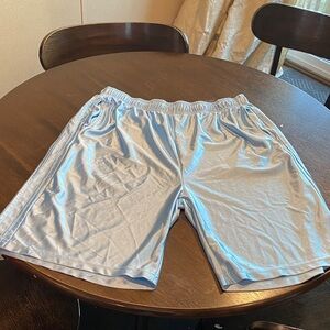 Men's Athletic Shorts in Shiny Silver